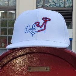 N.Y. ORIGIN8ORS white N.Y. drip crown snapback