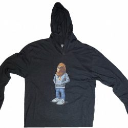 Lionel long sleeve hoodie (black)